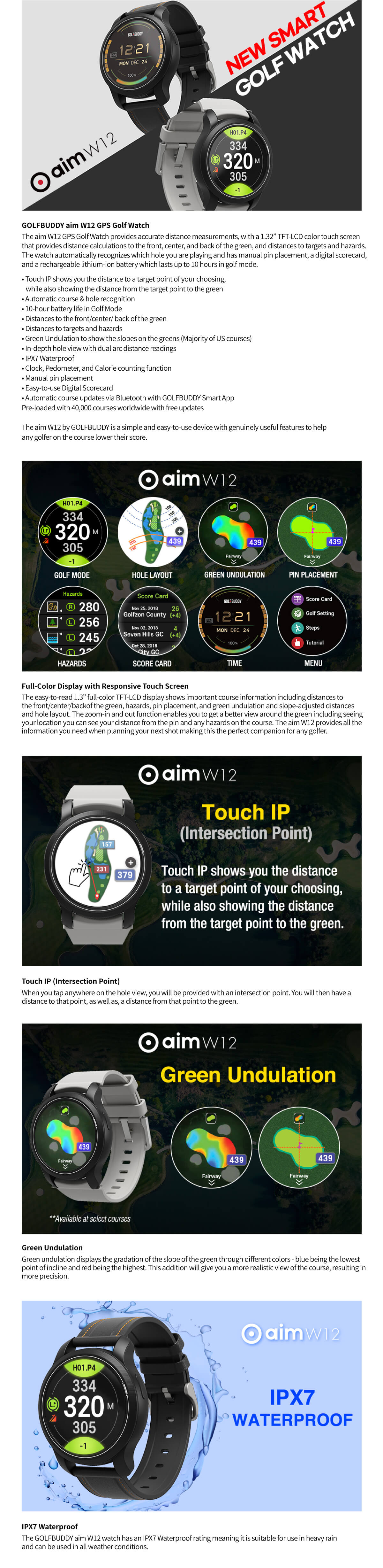 Golf buddy smart watch app on sale