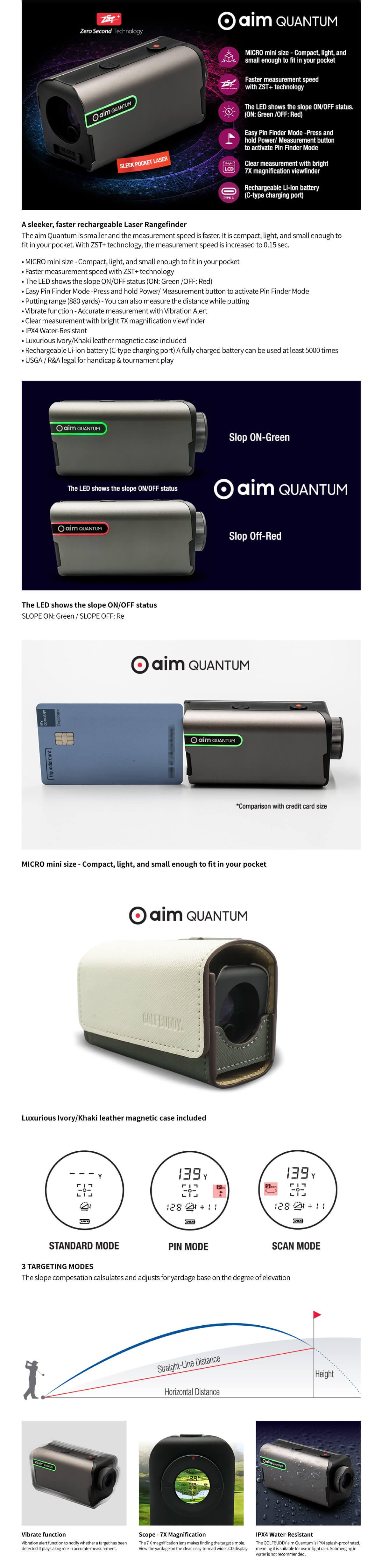 GOLFBUDDY aim Quantum - その他